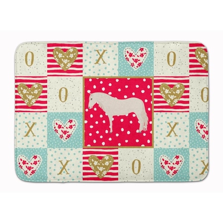 Carolines Treasures 19 x 27 in. Paso Fino Horse Love Machine Washable Memory Foam Mat CK5332RUG